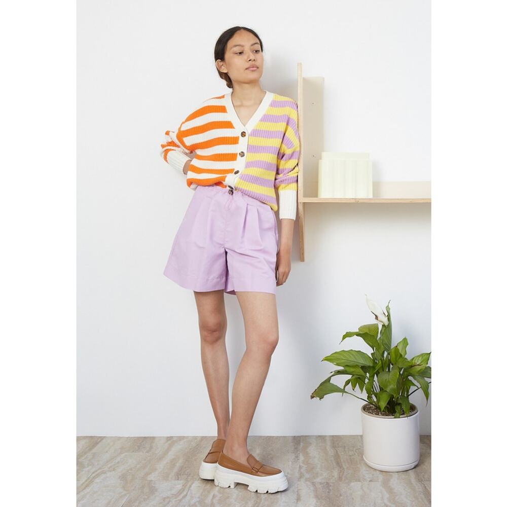 STAUD Lavender Coconut Shorts NWT